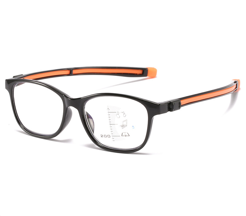 XKROOSM Triple-Zone Reading Glasses – Near (Books), Mid (Screens), Far (Road) – Blue Light + Auto-Tint
