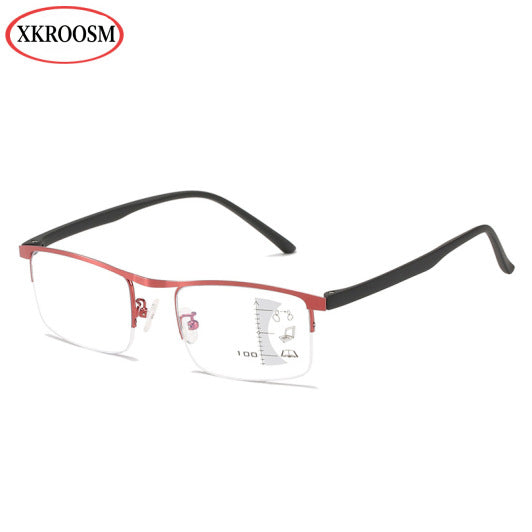 XKROOSM Intelligent Optical Readers – Near, Intermediate, Far Clarity, Blue Light Filter, All-Day Comfort