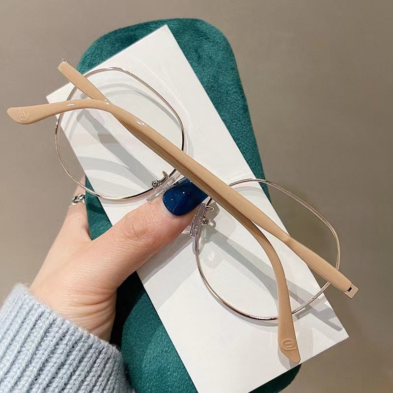 Women's Metal Anti-Blue Light Reading Glasses & Non-Prescription Eyewear — Casual Frames