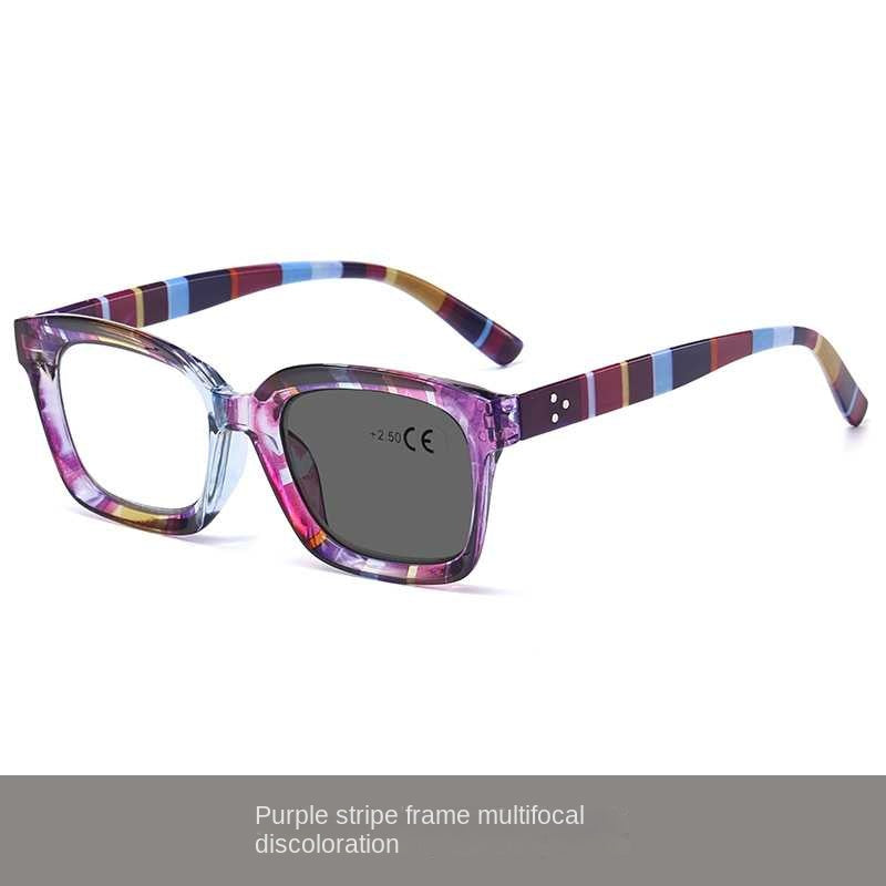 XKROOSM All-Day Adaptive Readers – Indoor Clarity, Outdoor Tint, Blue Light Protection, Multi-Focal Design